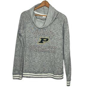 Purdue University Women's Small S Captivating Apparel Funnel Neck Hoodie Sweater